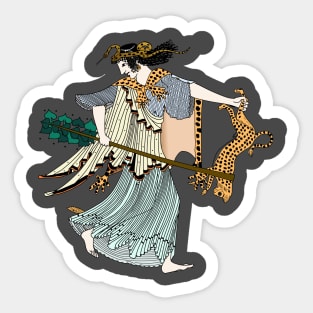 Mad Maenad Sticker